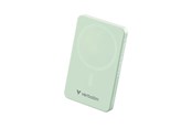 Powerbank - Verbatim Charge 'n' Go Essentials wireless power bank - magnetic - 24 pin USB-C - 20 Watt Powerbank - Vihreä - 5000 mAh - 32226