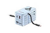 Puhelin - Adapterit & Laturit - Verbatim 70W 2C Retractable Universal Travel Adapt - 30187