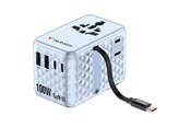 Puhelin - Adapterit & Laturit - Verbatim - Charge 'n' Travel 100W Universal Travel - 30192