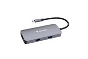 USB hub - Verbatim CMH 05 - hub - 5 ports USB hub - 5 porttia - Harmaa - 32150