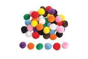 Askartelu- ja taidetarvikkeet - Colorations - Colored Pompoms 5cm 50pcs. - CHLGPOMS