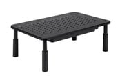 Näytön kiinnitys - Gembird Adjustable monitor stand with drawer (rectangle) - MS-TABLE-D-01
