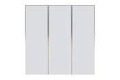 Smart Home - Älykoti - Avatto Touch ZigBee Light Switch Triple TUYA - TS60-EU-W3 - White - ZTS60-EU-W3