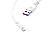 USB kaapelit - Dudao cable USB / USB Type C 5A cable 2m white (L2T 2m white) - 6970379614785
