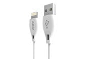 USB kaapelit - Dudao  cable USB / Lightning 2.1A cable 2m white (L4L 2m white) - 6970379611494