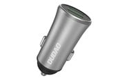 Puhelin - Adapterit & Laturit - Dudao 3.4A smart car charger 2x USB silver (R6S silver) - 6976625335411