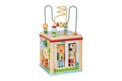 Vauva- ja taaperolelut - Small Foot - Wooden Motor Skills Cube - Jungle Friends - 12765