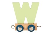 Puulelut - Small Foot - Wooden Letter Train Polar - W - 12593