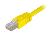 Verkkokaapelit - Deltaco patch cable - 30 cm - yellow - Keltainen - 0.3m - STP-603GL