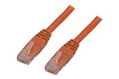 Verkkokaapelit - Deltaco TP-607-OR - patch cable - 75 cm - orange - Oranssi - 0.7 meter - TP-607-OR