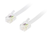 Verkkokaapelit - Deltaco DEL-154D - network cable - 1.5 m - white - Valkoinen - 1meter - DEL-154D