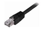 Verkkokaapelit - Deltaco STP-635S - patch cable - 35 m - black - Musta - 35m - STP-635S