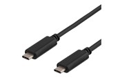 USB kaapelit - Deltaco USBC-1053 - USB-C cable - 24 pin USB-C to 24 pin USB-C - 50 cm - USBC-1053