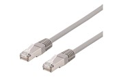 Verkkokaapelit - Deltaco patch cable - 30 cm - grey - Harmaa - 0.3m - SFTP-603H