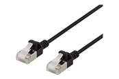 Verkkokaapelit - Deltaco patch cable - 1 m - black - Musta - 1meter - UFTP-1027