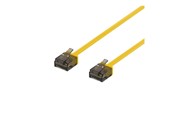 Verkkokaapelit - Deltaco patch cable - 50 cm - yellow - Keltainen - 0.5m - UUTP-2013