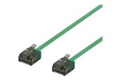 Verkkokaapelit - Deltaco patch cable - 1 m - green - Vihreä - 1meter - UUTP-2022