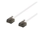 Verkkokaapelit - Deltaco patch cable - 1.5 m - white - Valkoinen - 1meter - UUTP-2038