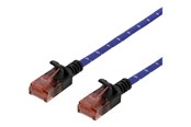 Verkkokaapelit - Deltaco patch cable - 1 m - white blue - Sininen - 1meter - UUTP-1301