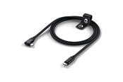 USB kaapelit - Satechi Right Angle 1m USB-C Cable with 240W Power Delivery and 20Gbps Data Transfer - Black - AP-YCR100K