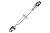 Pyörätarvikkeet - Bosch battery cable 200 mm (BCH3910_200) - EB12120034