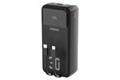 Powerbank - Dudao K15MAX PD 22.5 W Powerbank with Built-in Cables - Black Powerbank - musta - 30000 mAh - 6977196682478