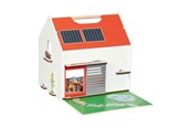 Nuket & tarvikkeet - Goki - Wooden Portable Doll House with Accessories - 51458