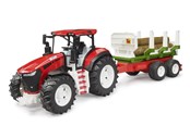 Leluautot - Bruder ROADMAX Tractor with Forestry trailer and 3 trunks - BR3453