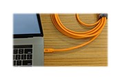 USB kaapelit - Tether Tools TetherPro - USB-C cable - 24 pin USB-C to mini-USB Type B - 4.6 m - CUC2415-ORG