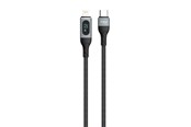 USB kaapelit - Dudao USB Type C - Lightning cable fast charging PD 20W 1m black (L7MaxL) - 6973687243692