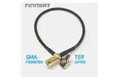 Antennikaapelit/-liittimet - Finnsat adapter cable SMA female - TS9 - STK-01