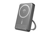 Powerbank - Dudao K28 10000mAh PD 22.5W MagSafe Powerbank with Metal Case and Ring Stand - Gray Powerbank - Harmaa - 10000 mAh - 6977196680146