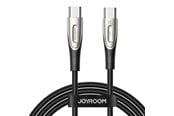 USB kaapelit - Joyroom Star-Light Series SA27-CC5 USB-C / USB-C cable 100W 1.2m - black - 6941237111609
