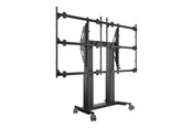 Seinäkiinnitys, AV-kiinnikkeet & AV-kalusteet - Multibrackets M Pro Series cart - motorised - for 4x4 video wall - height adjustable with 70 cm of vertical travel - black - Max - recommended for 108" - 7350022739000
