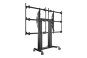 Seinäkiinnitys, AV-kiinnikkeet & AV-kalusteet - Multibrackets M Pro Series cart - motorised - for 5x5 video wall - height adjustable with 70 cm of vertical travel - black - Max - recommended for 136" - 7350022739277