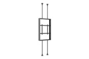 Seinäkiinnitys, AV-kiinnikkeet & AV-kalusteet - Multibrackets M Pro Series enclosure - Large - for 2 digital signage LCD panels - b2b - black RAL 9005 - Max 50 kg - recommended for 75" - 7340234812691