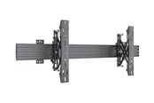 Seinäkiinnitys, AV-kiinnikkeet & AV-kalusteet - Multibrackets MBW1U 1000 mounting kit - adjustable single side - for flat panel - black - Max 40 kg - recommended for 98" - 7340234810703
