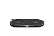 Puhelin - Adapterit & Laturit - SBS Dual Wireless 10W+10W Qi Charger Pad - Black - TEWIRE20WDOUB