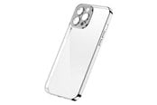 Puhelin - Kannet ja kotelot - Joyroom Chery Mirror Case Cover for iPhone 13 Pro Metallic Frame Silver (JR-BP908 silver) - 6941237165428