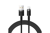 USB kaapelit - Joyroom Liquid Silicone Data Cable N2 USB-A / Lightning 2.4A 1.2m - Black - 6941237171085
