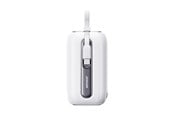 Powerbank - Joyroom mini powerbank 10000mAh Colorful Series 22.5W with 2 built-in USB C and Lightning cables white (JR-L012) Powerbank - Valkoinen - 10000 mAh - 6956116701741