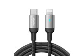 USB kaapelit - Joyroom Extraordinary Series A10 Lightning / USB-C PD 20W cable 1.2 m - black - 6956116720018
