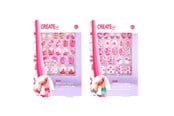 Luovat leikit - CREATE IT! Self-adhesive nail set 1 pcs - assorted - 884534BV1