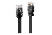 Verkkokaapelit - Lindy patch cable - 10 m - black - Musta - 10m - 47525