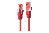 Verkkokaapelit - Lindy patch cable - 50 cm - red - Punainen - 0.5m - 47731
