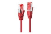 Verkkokaapelit - Lindy patch cable - 10 m - red - Punainen - 10m - 47738