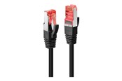 Verkkokaapelit - Lindy patch cable - 2 m - black - Musta - 2m - 47779