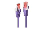 Verkkokaapelit - Lindy patch cable - 3 m - purple - Purppura - 3m - 47825