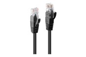Verkkokaapelit - Lindy patch cable - 3 m - black - Musta - 3m - 48079