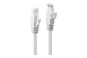Verkkokaapelit - Lindy patch cable - 50 cm - white - Valkoinen - 0.5m - 48091